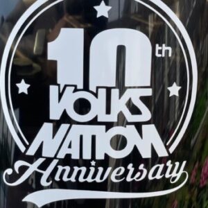 10th Year Anniversary Decal