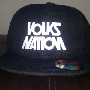 All Black Hat & White Lettering