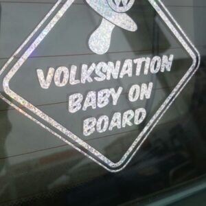 Volksnation Baby on Board Decal