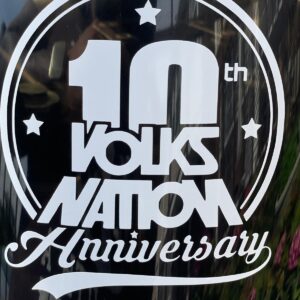 10th Year Anniversary Decal