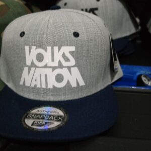 Navy & Grey Hat / White Lettering