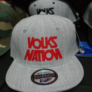 All Grey Hat / Red Lettering