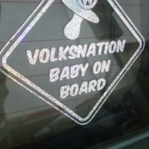Volksnation Baby on Board Decal
