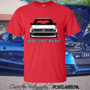 Red T-Shirt Eighties Baby